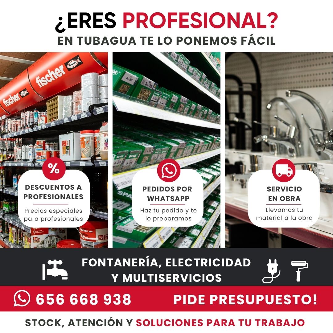 Proveedor material eléctrico y fontanería